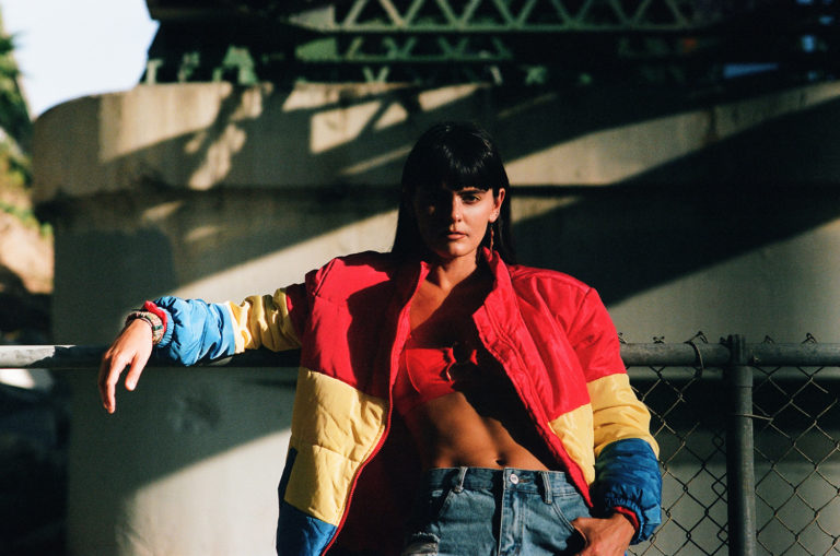 Photographer Jeff Thomas of VERTEX Photography shoots Portra 400 film on 35mm with model Jennifer Doehring in Oceanside California.